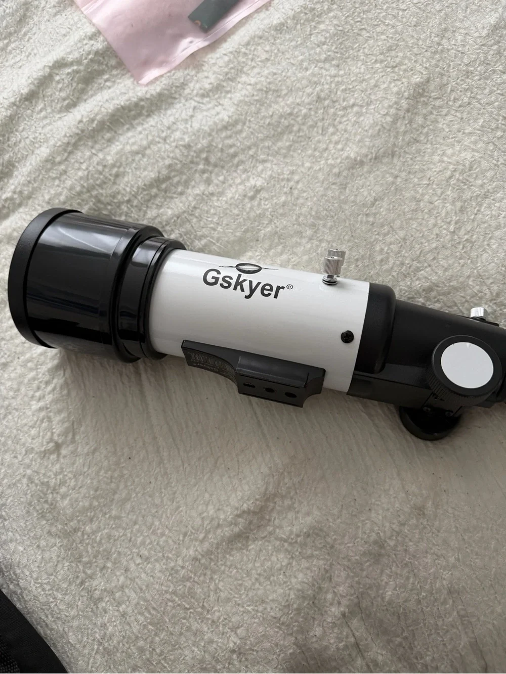 White and Black Telescope Optical Tube - Portable Astronomy Camera Accessory